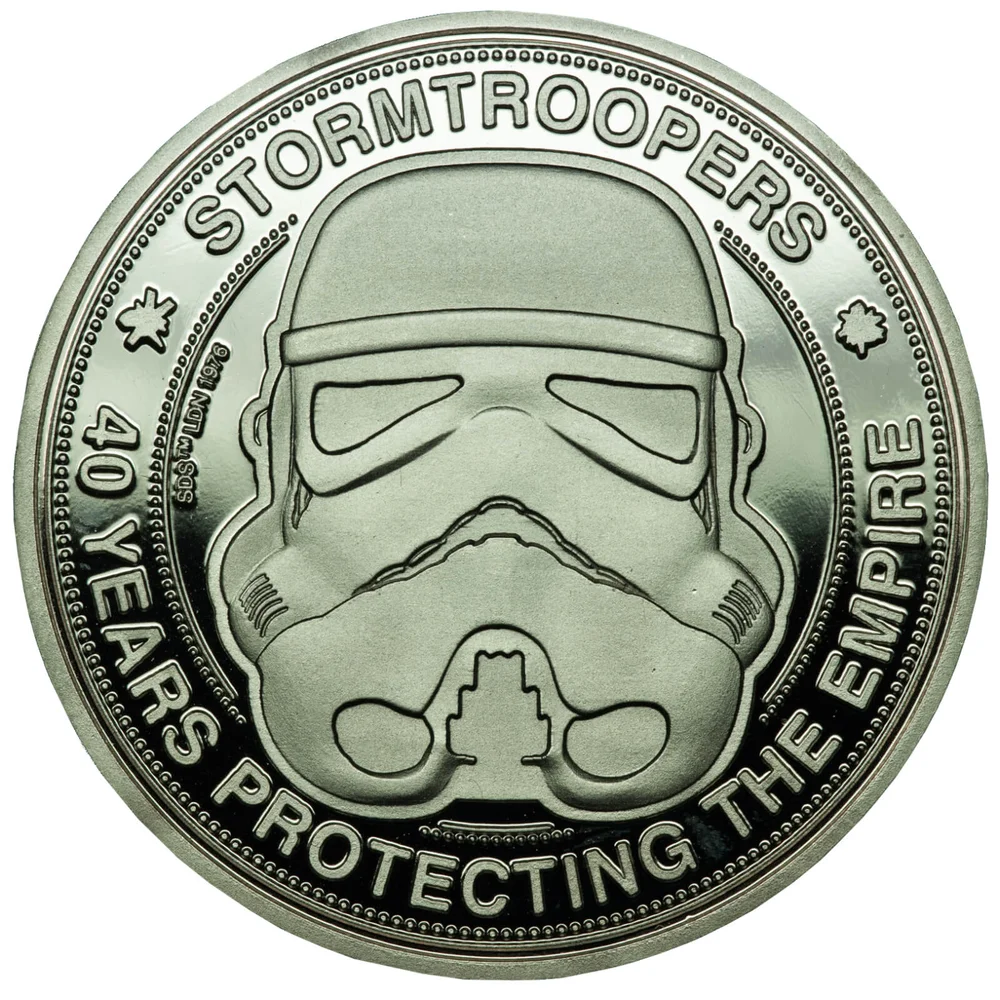 Limited Edition Stormtrooper Sammlermünze- Silber Edition Bild 1