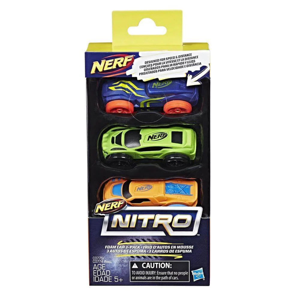 NERF Nitro 3 Cars - Pack 1 Bild 1