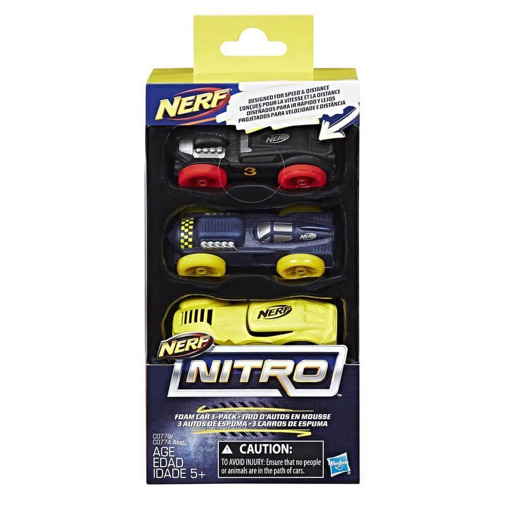 NERF Nitro 3 Cars - Pack 4 Bild 1