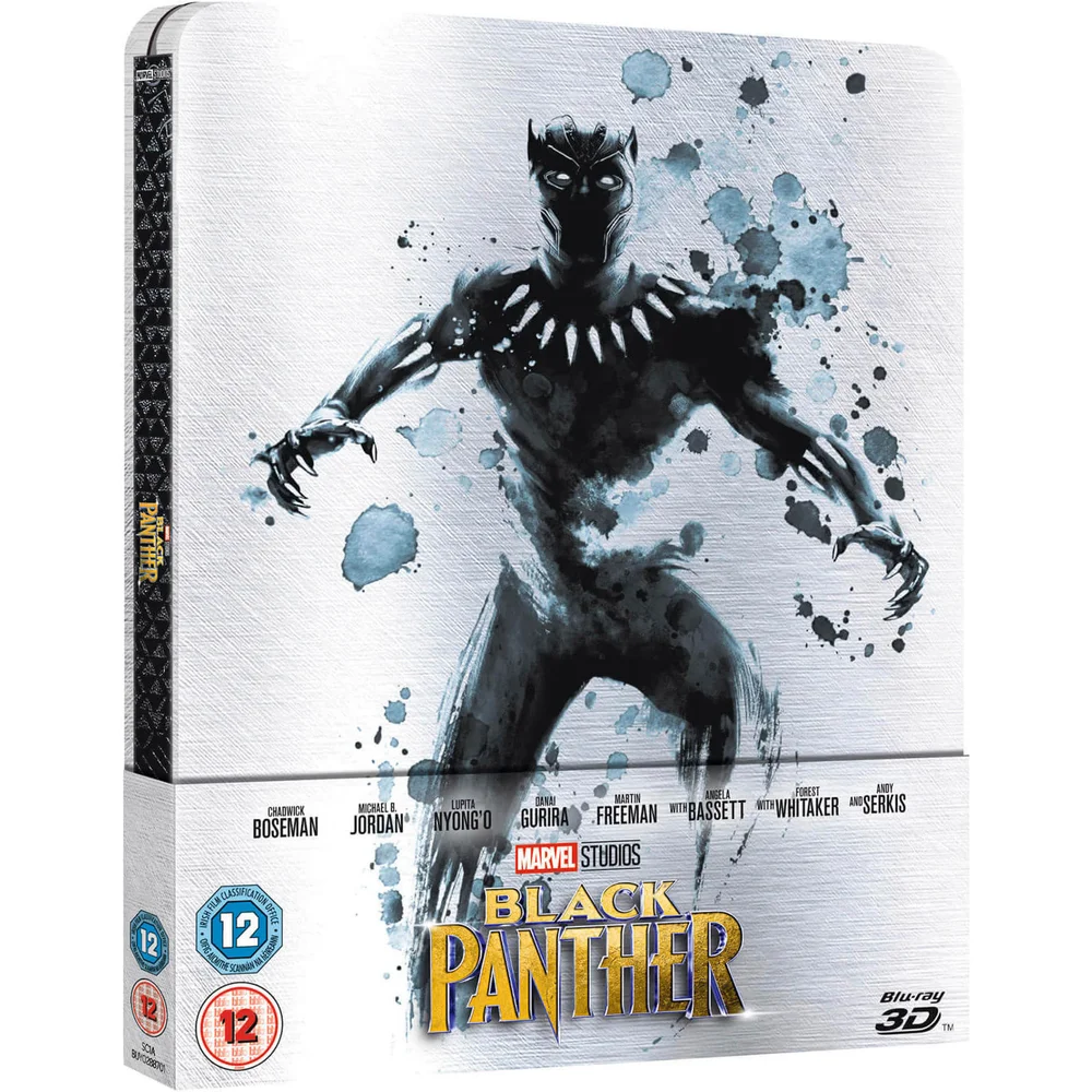 Black Panther 3D (+ 2D Version) - Zavvi UK Exclusive Steelbook Bild 1