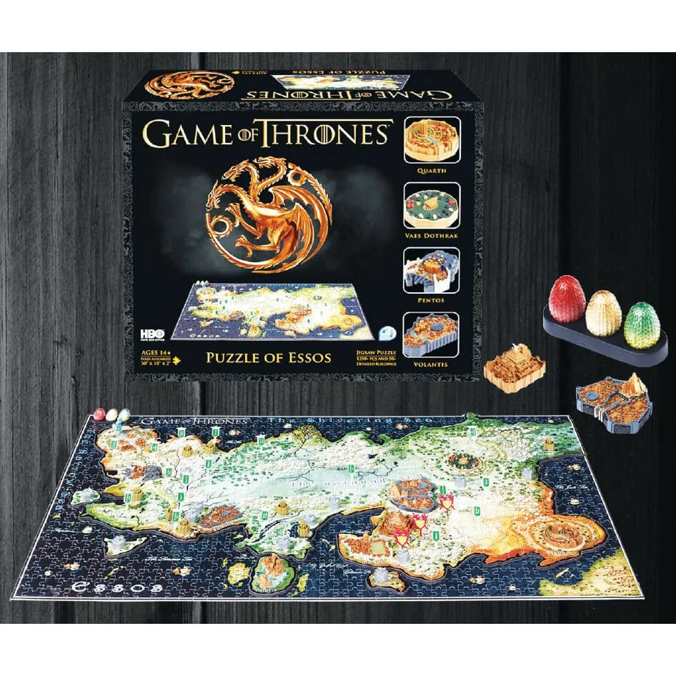 Game of Thrones 3D Puzzle Essos (1350 Pieces) Bild 1