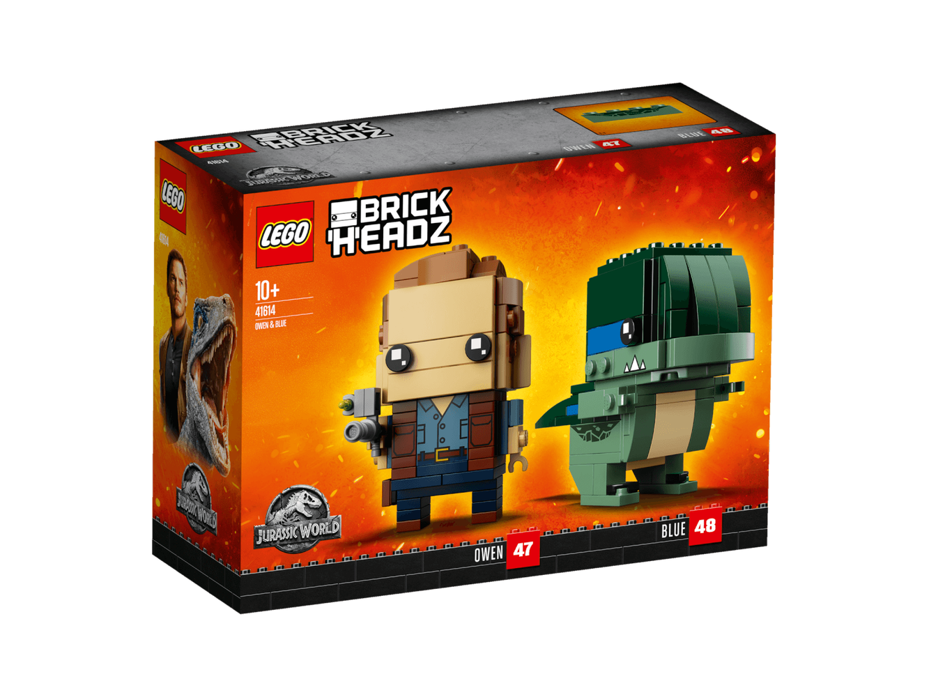 LEGO Brickheadz: Jurassic World Owen und Blue (41614) Bild 1
