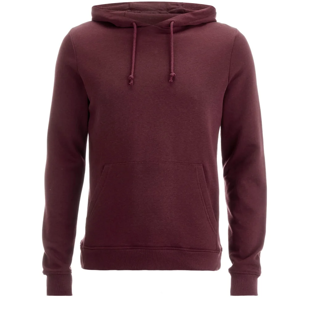 Brave Soul Men's Clarence Hoody - Burgundy - S - Bordeauxrot Bild 1