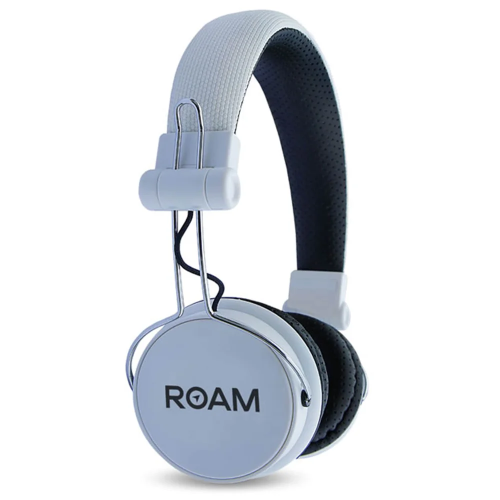 ROAM Journey On Ear Wireless Bluetooth Headphones - White Bild 1
