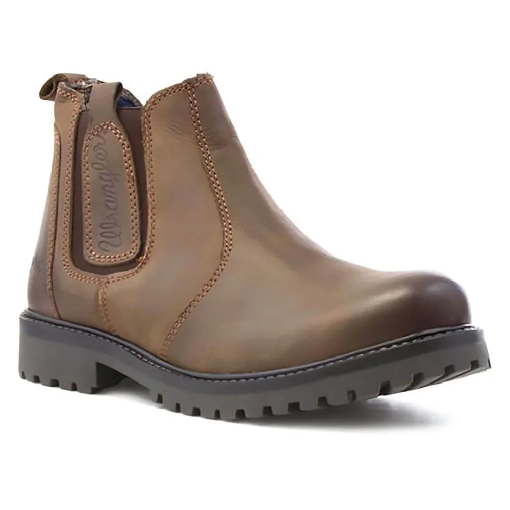 Wrangler Men's Yuma Leather Chelsea Boots - Chesnut - UK 6/EU 40 - Braun Bild 1