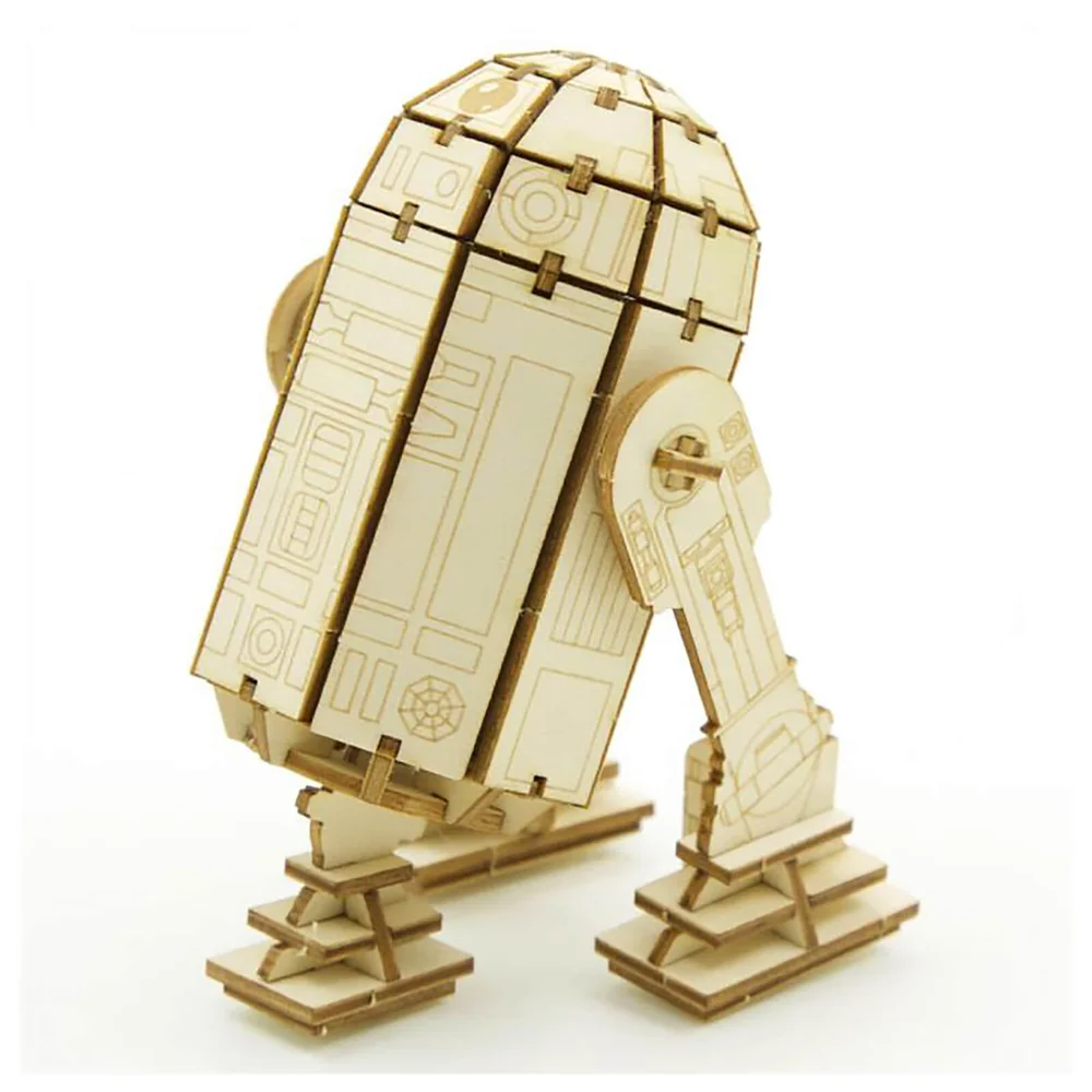 Incredibuilds Star Wars R2-D2 3D Wooden Model Kit Bild 1