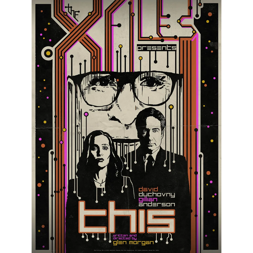 Akte X 'This' Lithographie Druck von J.J. Lendl (46 x 61 cm) - Zavvi UK Exclusive Bild 1