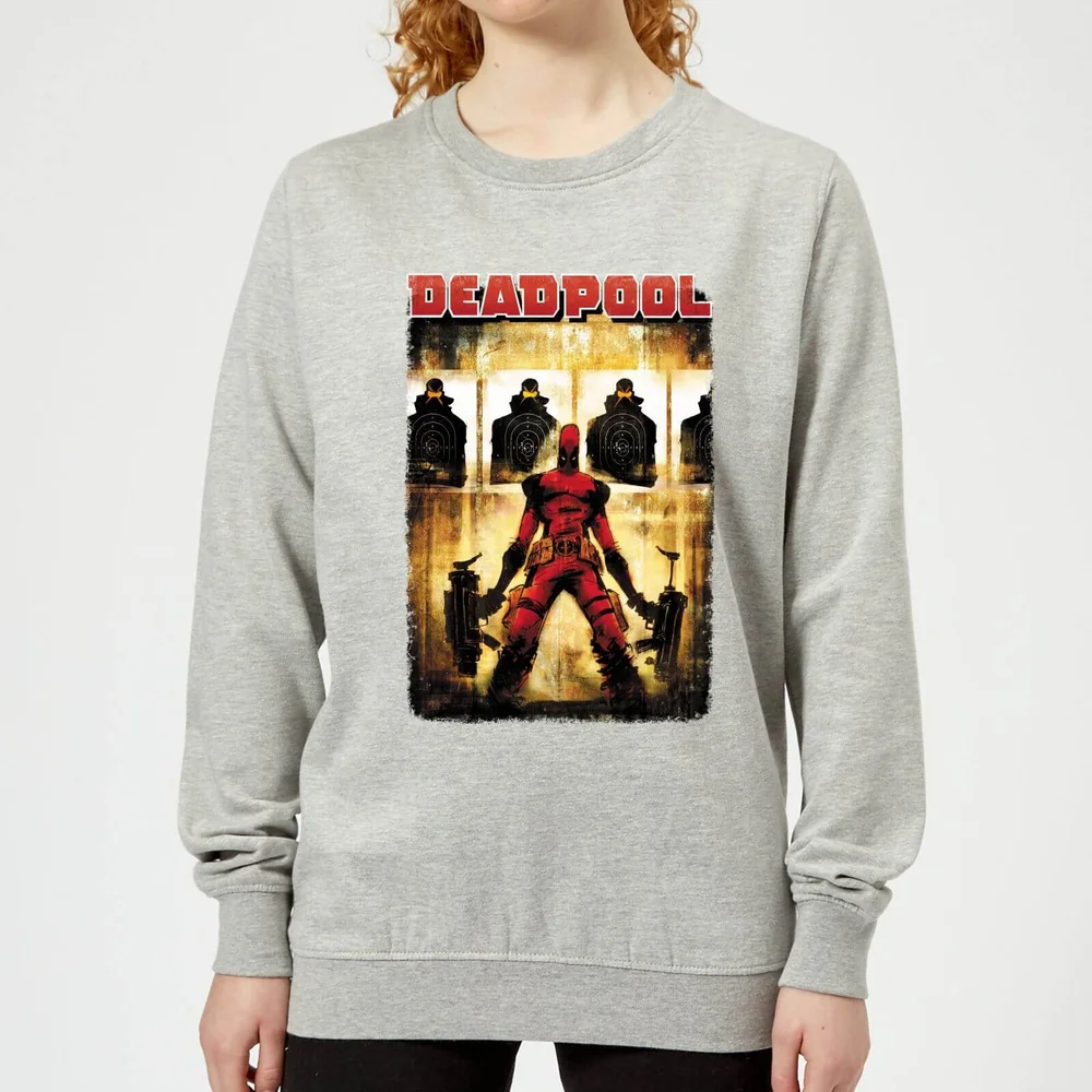 Marvel Deadpool Target Practice Damen Pullover - Grau - 3XL - Grau Bild 1