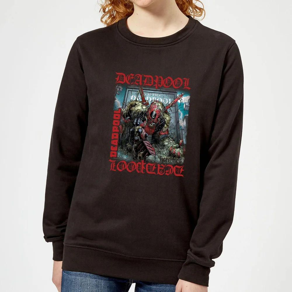Marvel Deadpool Here Lies Deadpool Damen Pullover - Schwarz - S Bild 1