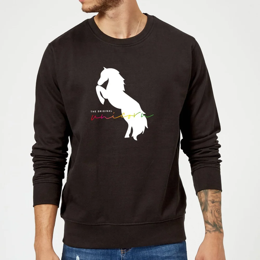 The Original Unicorn Sweatshirt - Black - S - Schwarz Bild 1