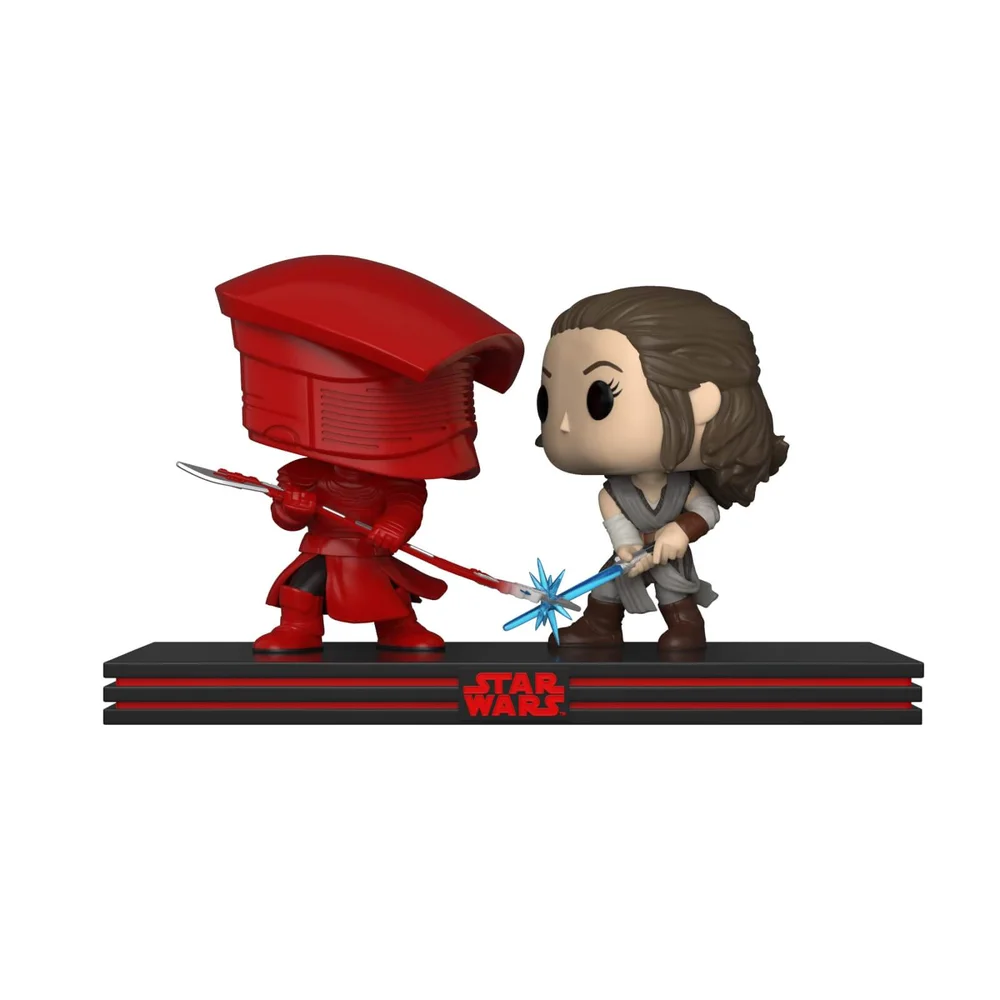 Star Wars Die letzten Jedi (The Last Jedi) Rey & Praetorian Guard Pop! Movie Moment Bild 1