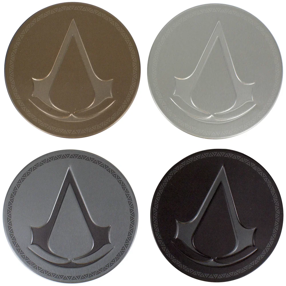 Assassins Creed Metalluntersetzer (4er Set) Bild 1