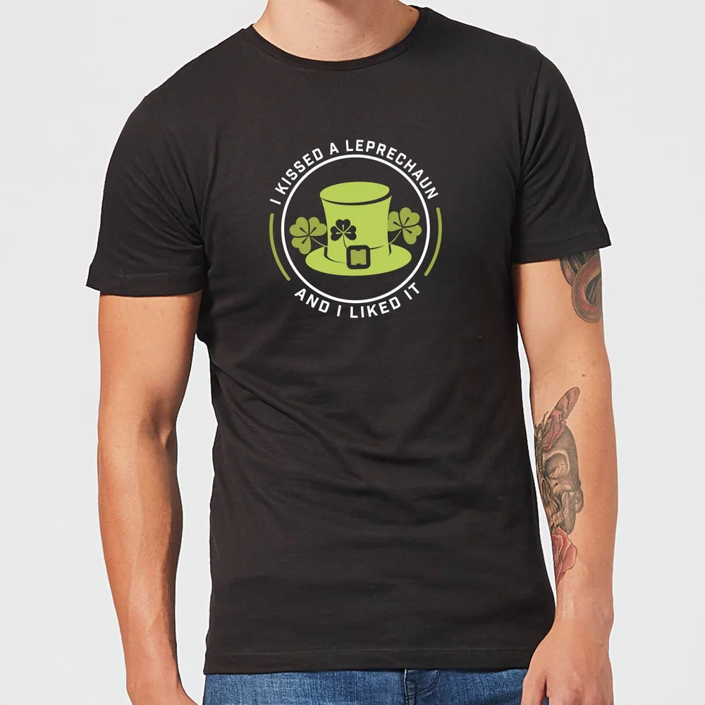 I Kissed A Leprachaun And I Liked It T-Shirt - Black - 3XL - Schwarz Bild 1