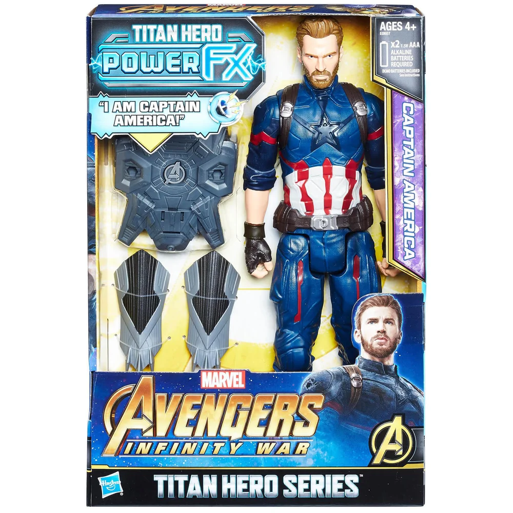 Hasbro Marvel Avengers Infinity War Titan Heroes Power FX Captain America Action Figure Bild 1