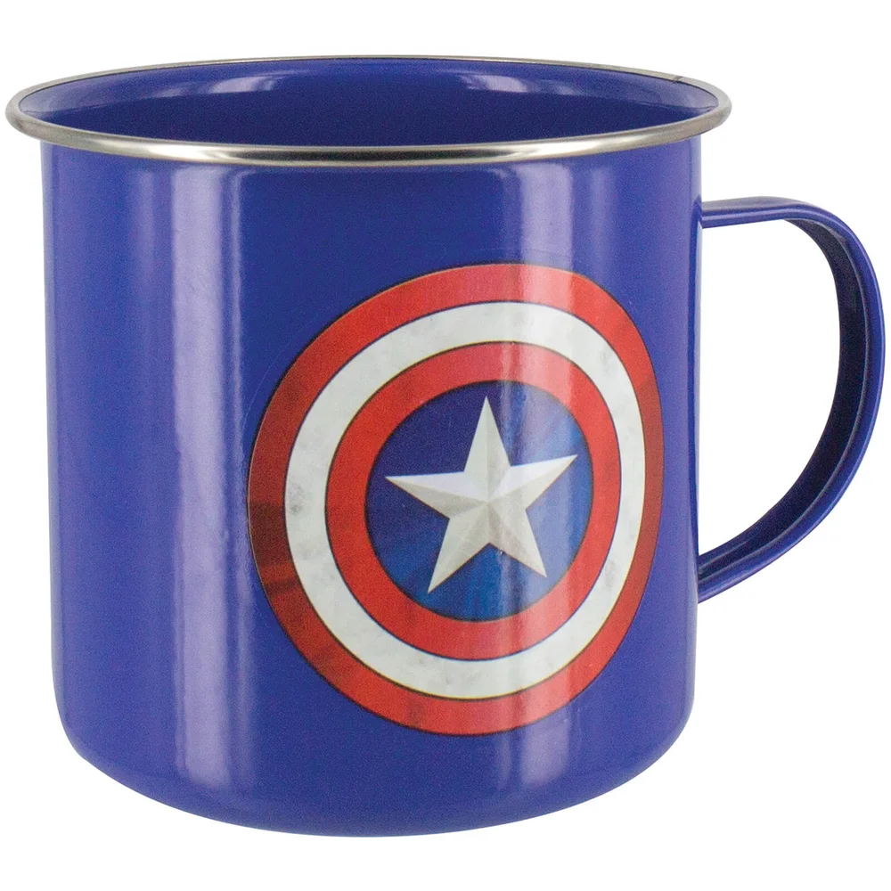 Marvel Avengers Captain America Tin Mug Bild 1