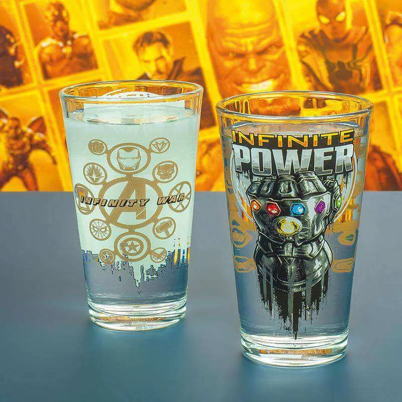 Marvel Avengers Infinity War Glas Bild 1
