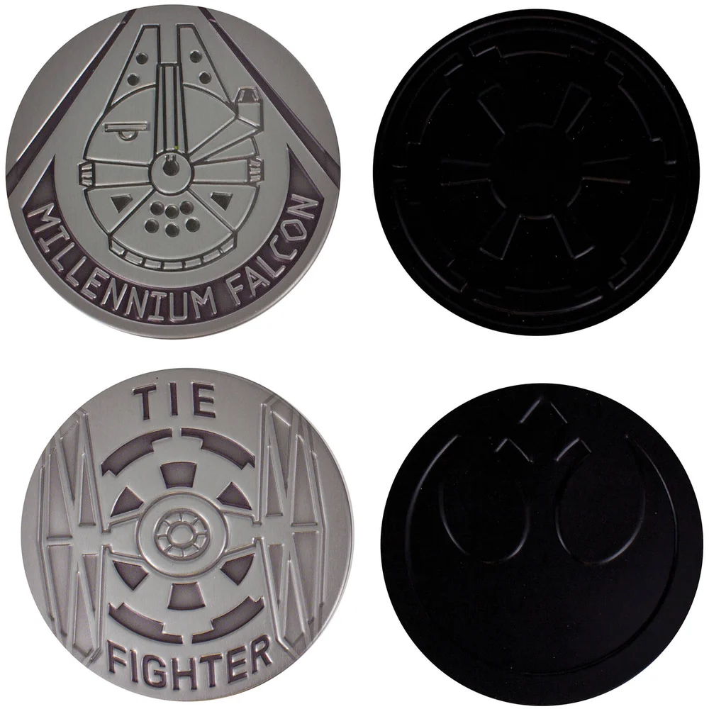Star Wars Metal Coasters Bild 1