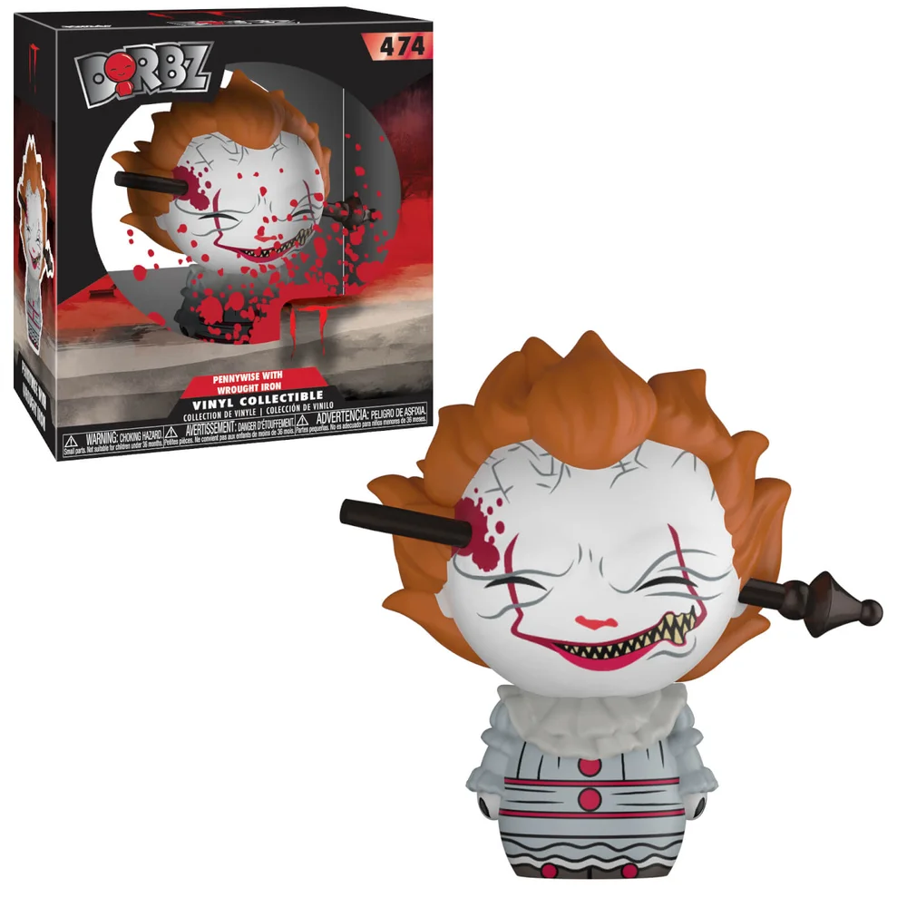 IT Pennywise Dorbz mit Schmiedeeisen Vinylfigur Bild 1