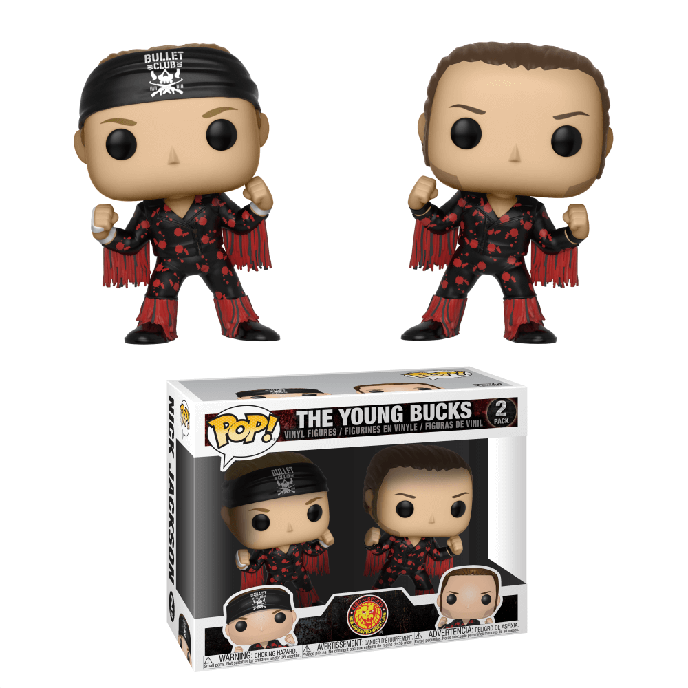 New Japan Pro-Wrestling Bullet Club Young Bucks Pop! Vinyl Figure 2-Pack Bild 1