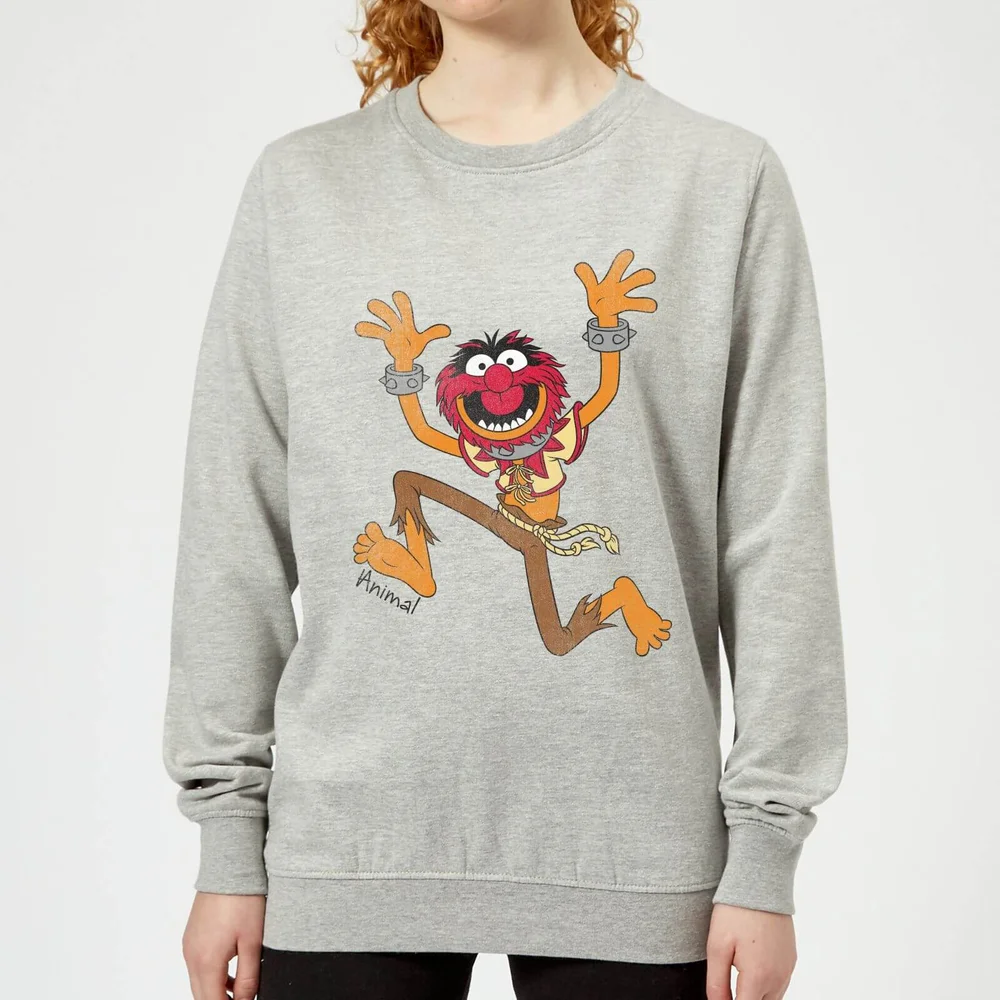Disney Die Muppet Show Das Tier Classic Damen Pullover - Grau - 3XL - Grau Bild 1