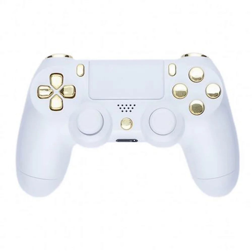 PlayStation 4 Controller - Piano White & Gold Bild 1