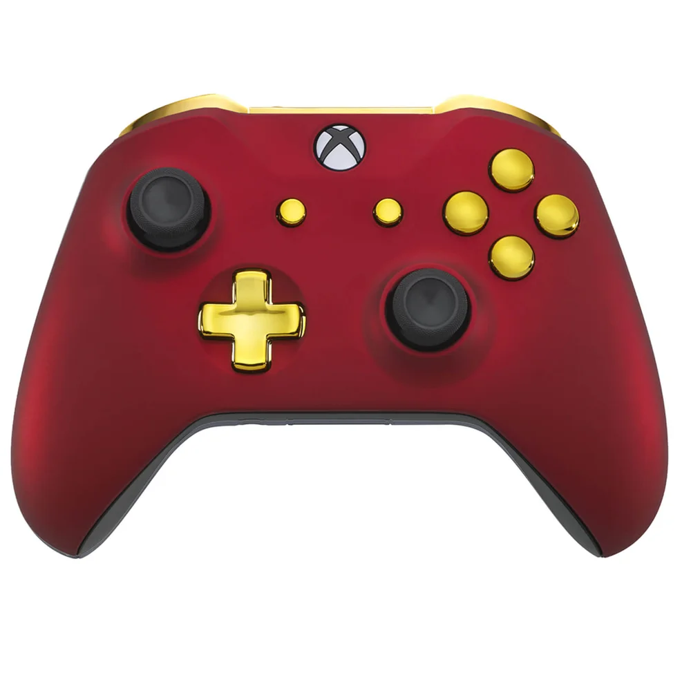 Xbox One S - Red Velvet & Gold Edition (UK) Bild 1