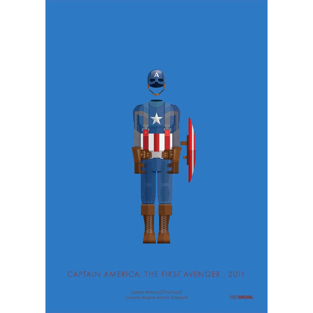 Captain America Print Bild 1