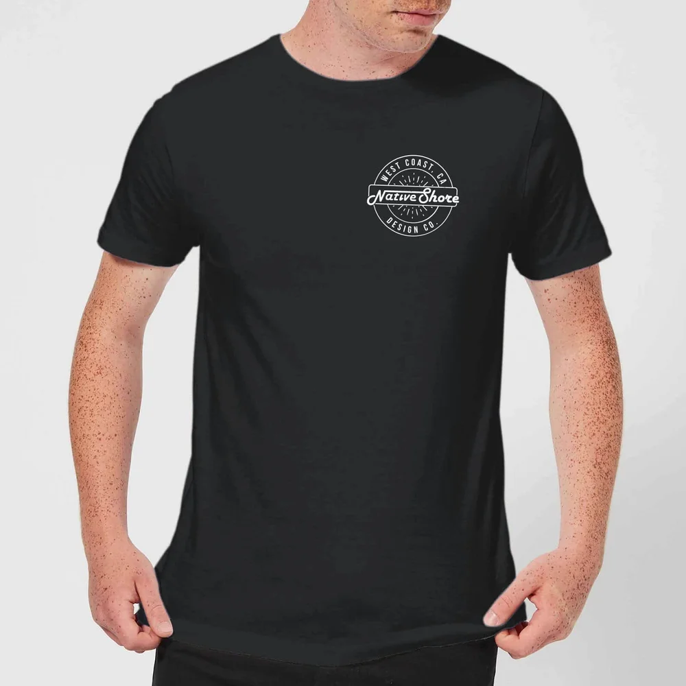 Native Shore Men's West Coast T-Shirt - Black - 5XL Bild 1