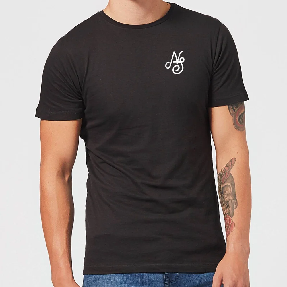 Native Shore Men's Essential Script T-Shirt - Black - 5XL Bild 1
