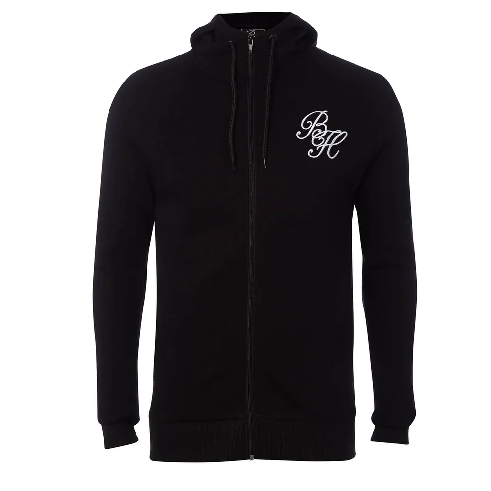 Beck & Hersey Men's Plaza Logo Hoody - Black - S - Schwarz Bild 1