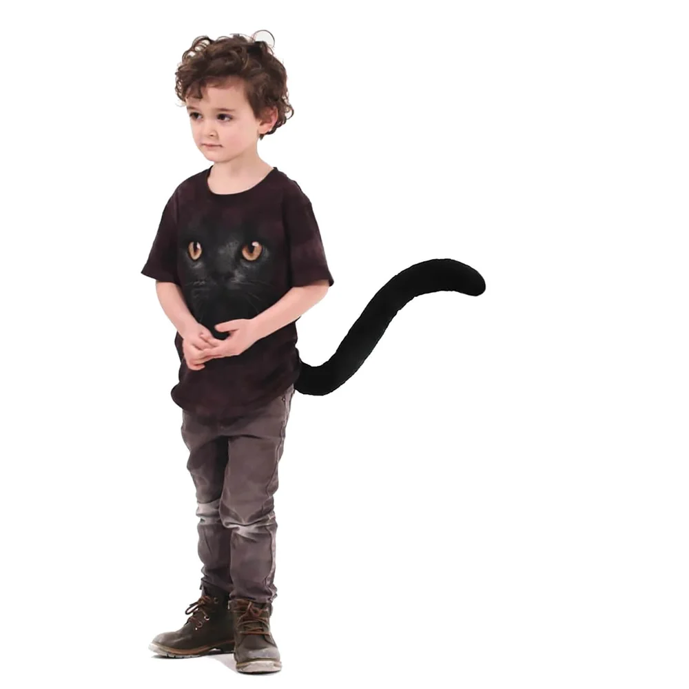 TellTails Wearable Black Cat Tail for Kids Bild 1