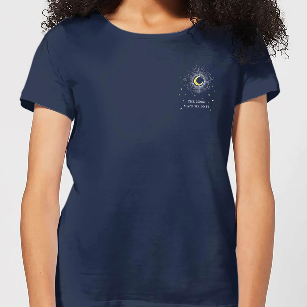 The Moon Made Me Do It Women's T-Shirt - Navy - S - Marineblau Bild 1