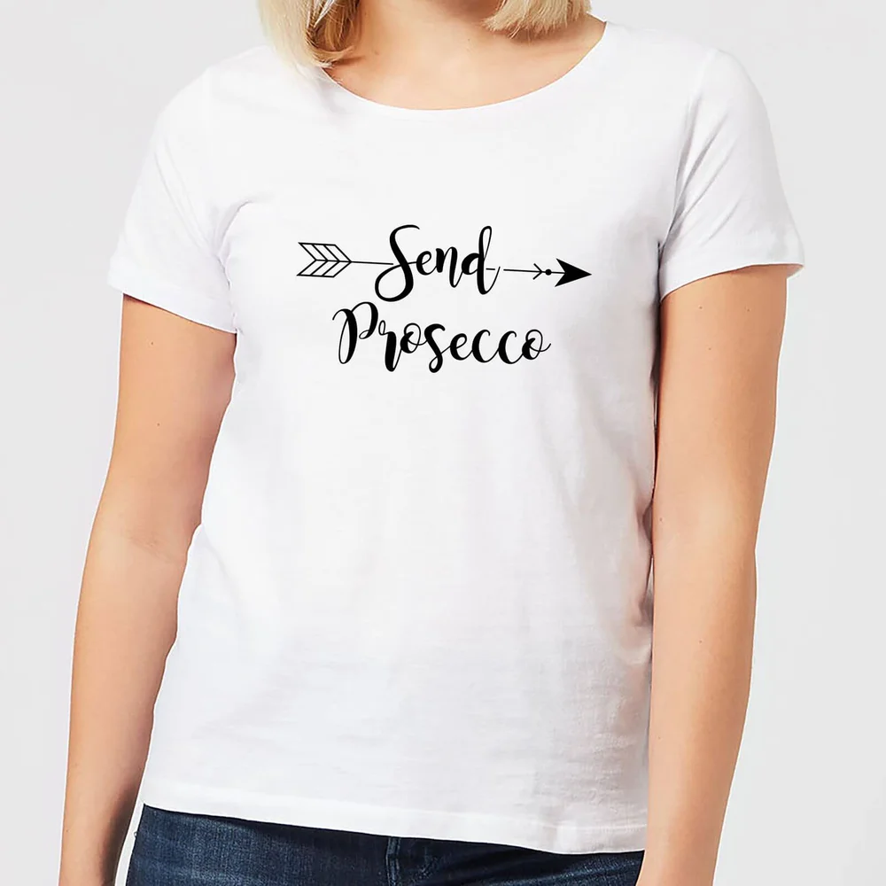 Send Prosecco Women's T-Shirt - White - S - Weiß Bild 1