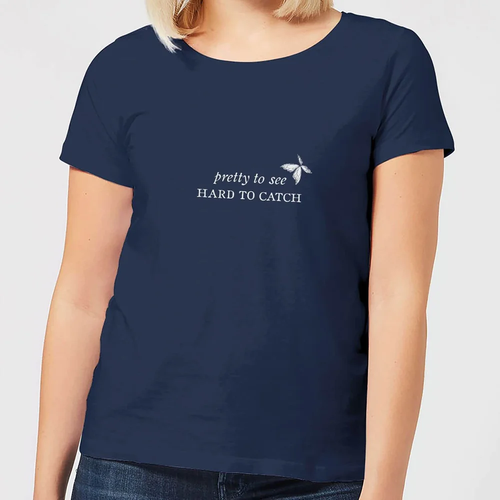 Pretty To See, Hard To Catch Women's T-Shirt - Navy - S - Marineblau Bild 1