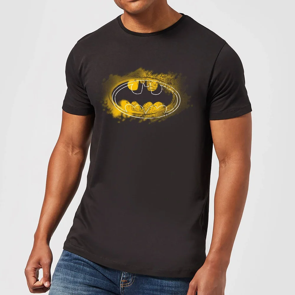 Batman Spray Logo T-Shirt - Schwarz - XL Bild 1