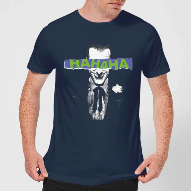 Batman Joker The Greatest Stories T-Shirt - Navy Blau Blau