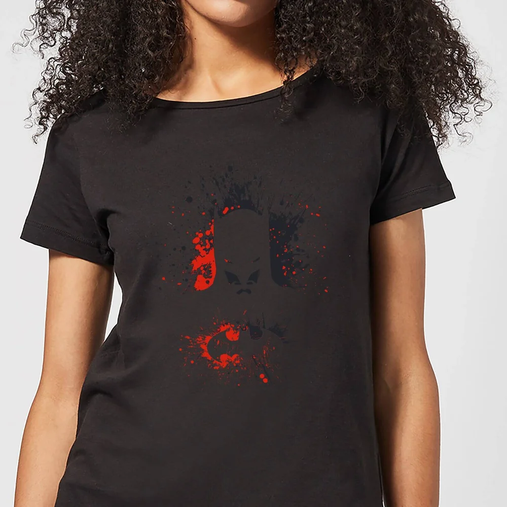 Batman Splash Damen T-Shirt - Schwarz - S Bild 1