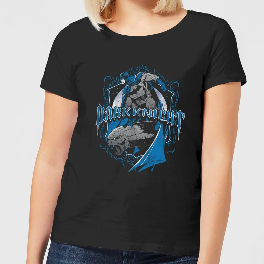 Batman DK Knight Shield Damen T-Shirt - Schwarz - S Bild 1