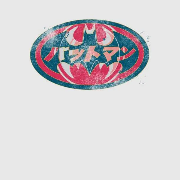 Batman Japanisches Logo Damen T-Shirt - Grau