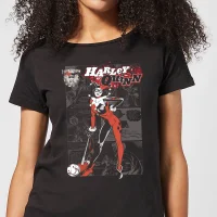 Batman Harley Quinn Comic Page Damen T-Shirt - Schwarz - undefined undefined