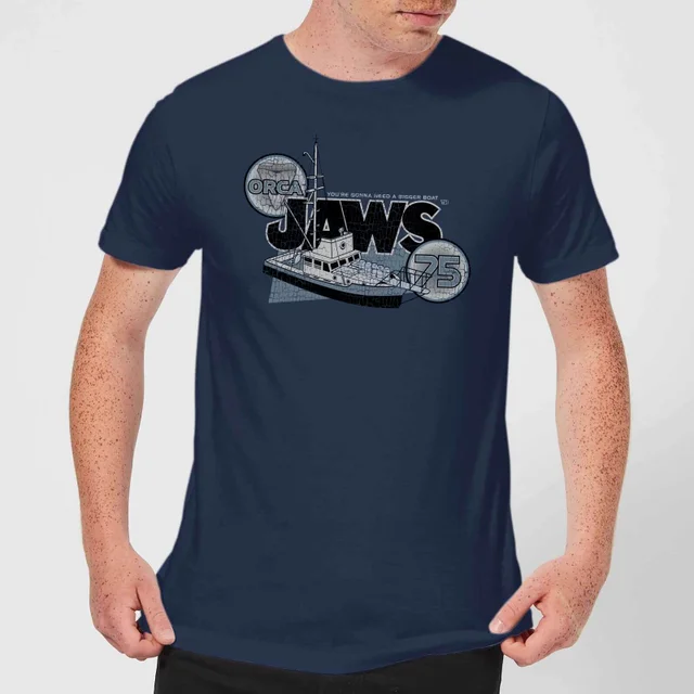 Der Weiße Hai Orca 75 T-Shirt - Blau