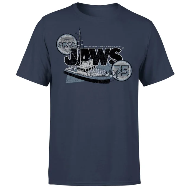 Der Weiße Hai Orca 75 T-Shirt - Blau