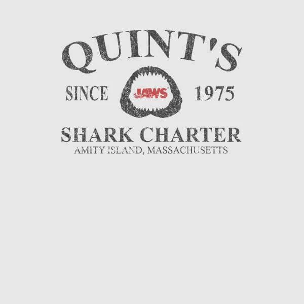 Der Weiße Hai Quints Shark Charter Damen T-Shirt - Grau