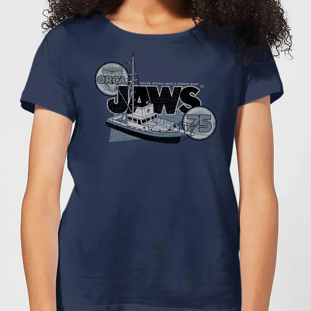 Der Weiße Hai Orca 75 Damen T-Shirt - Blau - S Bild 1