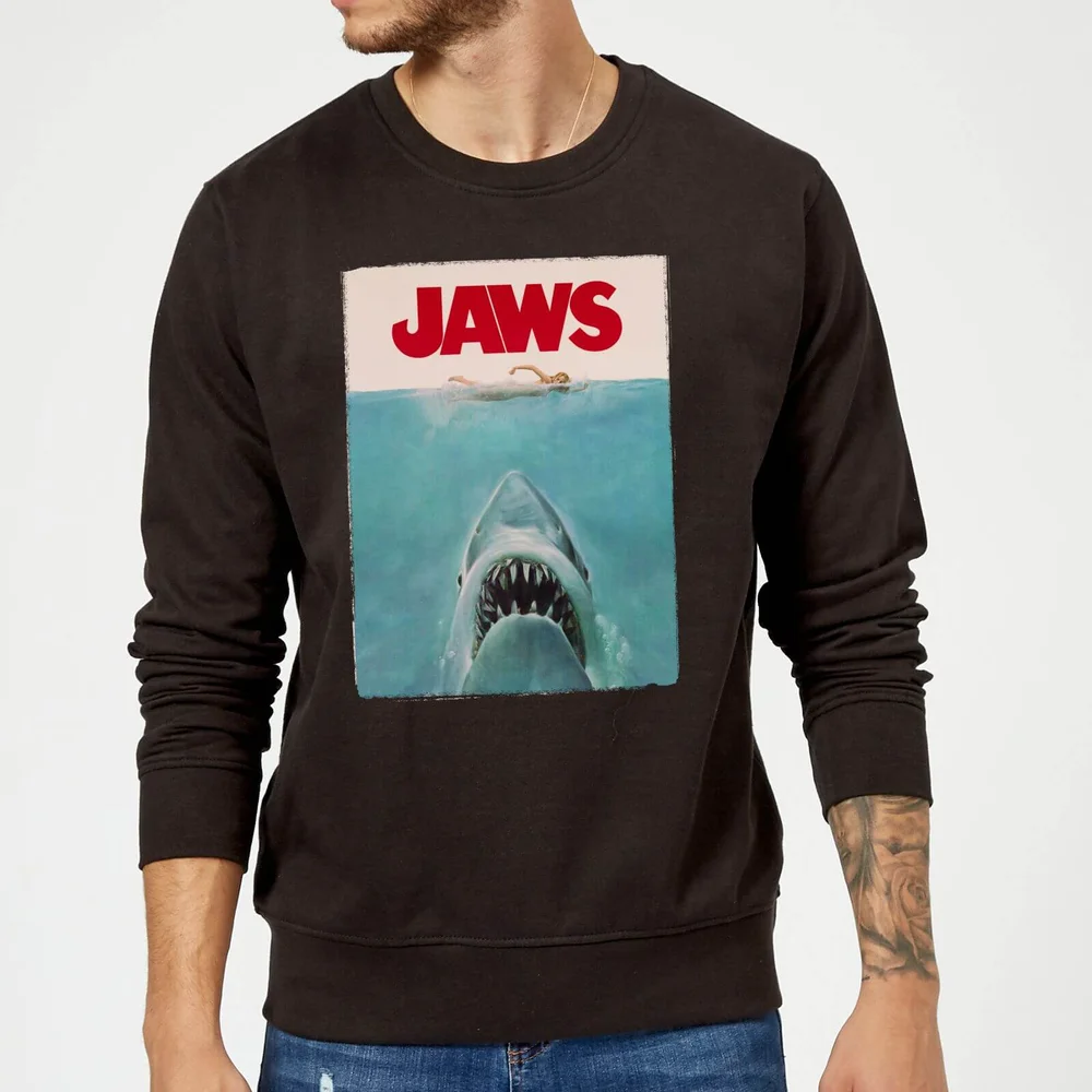Der Weiße Hai Classic Poster Pullover - Schwarz - S Bild 1