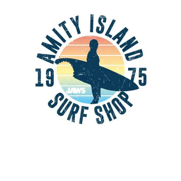 Der Weiße Hai Amity Surf Shop Pullover - Weiß