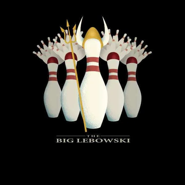 The Big Lebowski Pin Girls Pullover - Schwarz