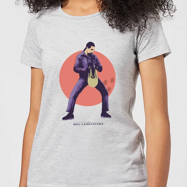 T-Shirt The Big Lebowski The Jesus Damen - Grau - Damen