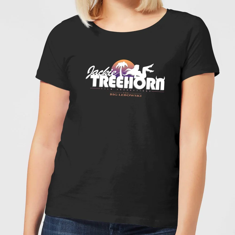 T-Shirt The Big Lebowski Treehorn Logo Damen - Schwarz - Damen - S Bild 1
