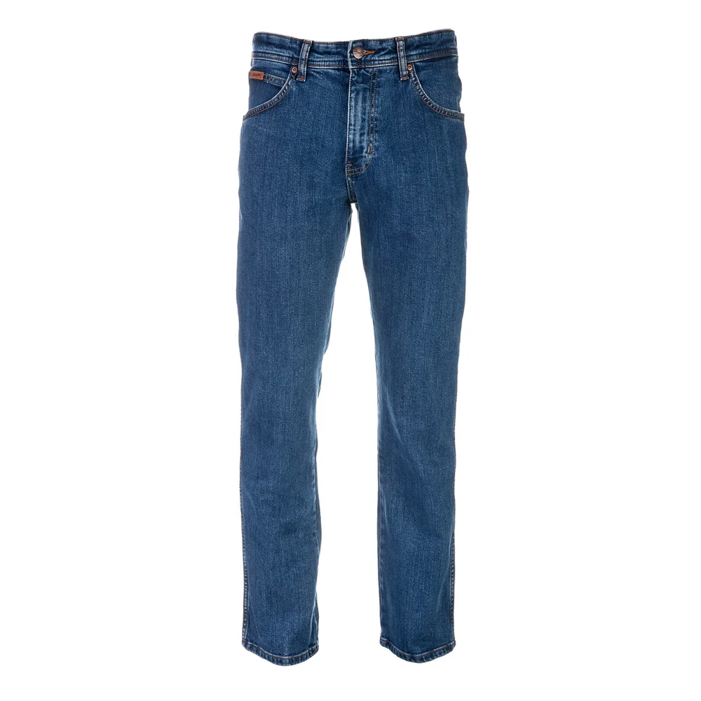Wrangler Men's Arizona Classic Straight Leg Jeans - Rolling Rock - W30/L32 - Blau Bild 1